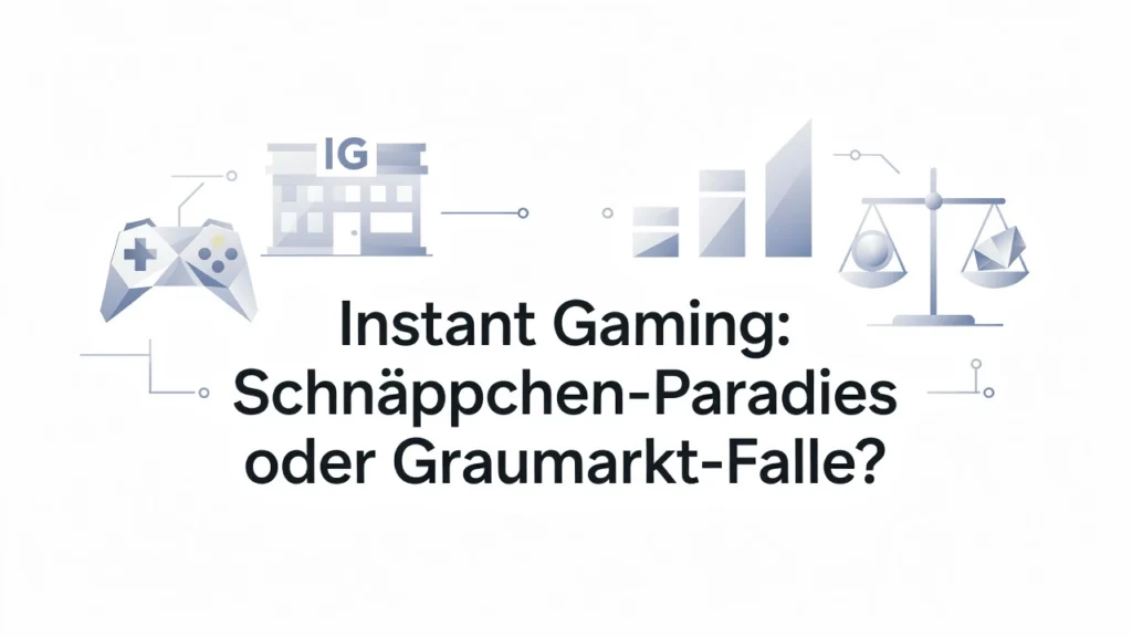 Instant Gaming: Schnäppchen-Paradies oder Graumarkt-Falle? Professional header image for list-based article: Instant Gaming: Schnäppchen-Paradies oder Graumarkt-Falle?