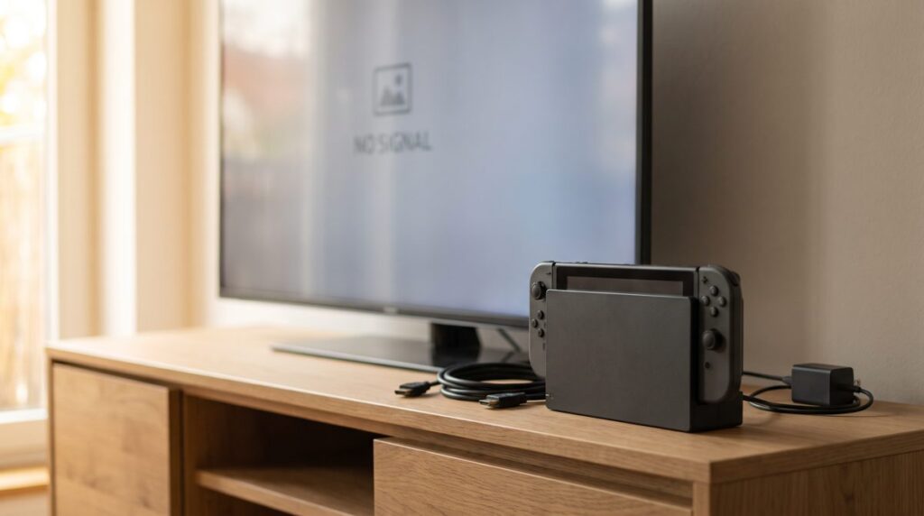 Nintendo Switch Dock: Kein Signal am Fernseher – so prüfst du die Reihenfolge